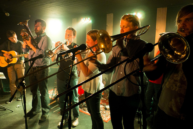 Recording horn players