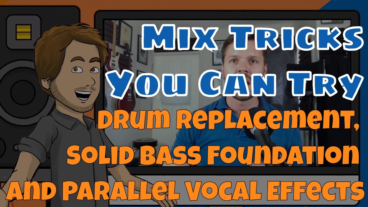 The effects of drum replacement to clean up your drums How to make the bass a solid foundation in your mix How to use parallel processing on vocal effects
